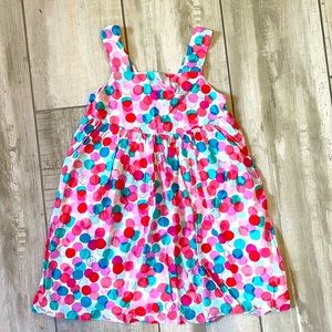 Multicolored dot dress